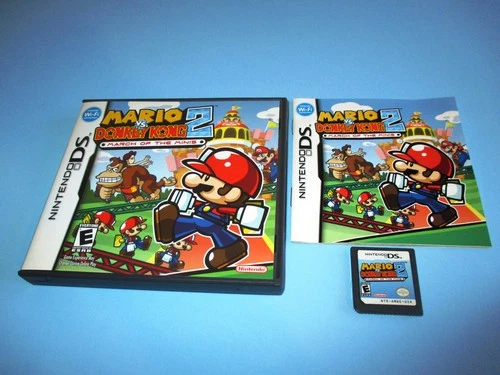 Mario vs. Donkey Kong 2: March of the Minis (Nintendo DS) Game w/Case & Manual