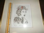 Authentic Gion Utauchi, etching, limited edition 50 [framed, back label ...