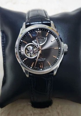 ORIENT STAR RK-AT0007N Black Mechanical Automatic Skeleton Mens Watch New in Box