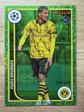 Soccer Paris Brunner RC 284/399 GREEN SHIMMER Topps Merlin 2024