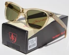 AMERICAN OPTICAL Saratoga Sunglasses Yellow Crystal/Green ST GNN NEW