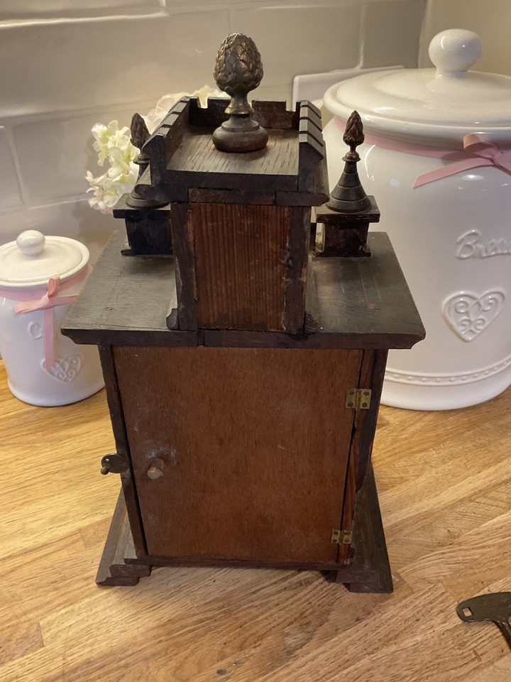 Antique German Black-forest Floating Balance Castle Turret Cuckoo ...