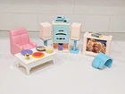 Vintage 1995 Barbie So Much To Do Living Room Set 67159 Incomplete HTF