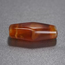 Hand Polished Old Agate, Banded Style Beads for Jewelry Making 4.9g
