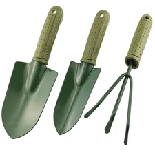 3 in 1 Garden Tool, Shovel, Trowel, Alloy Spade, Plastic Handle, Digging, Lawn