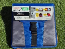 Mead Five Star 2" Zipper Binder Blue Gray 580 Sheet Capacity Built Strong NOS