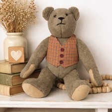 Vintage 18  Jointed Teddy Bear Plush Collectible Stuffed Bear FREE SHIPPING