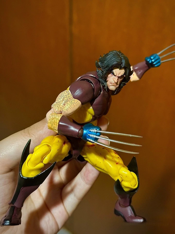 1/12彩绘游戏金刚狼头雕塑适合6英寸ML可动人偶 — 第 3/4 张图片