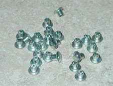 25 Semi Tubular 1/8" by 1/8" Tonka Rivets RIV-1/8