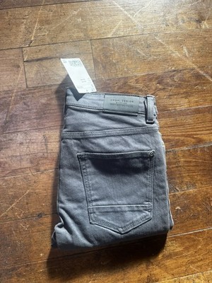 &Denim by H&M Boys Size 10-11Y Jeans Skinny Fit Grey Denim Zipper Fly NEW NWT