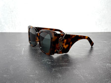 NEW YVES SAINT LAURENT M119 BLAZE SUNGLASSES TORTOISE W/GREEN LENS SHIPS TODAY 