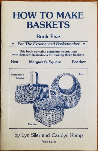 How To Make Baskets, Book Five - Hen, Margaret's Square, Feather baskets by Kemp