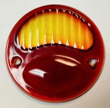 Original Style All Red Amber Glass Tail Light Lens 1928-31 Model A