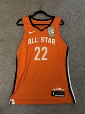 NEW A'ja Wilson 2022 WNBA All-Star Game Nike Swingman Jersey Size Medium Orange