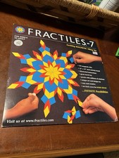 Fractiles 7 Magnetic Art Design Tiling Toy STEM Homeschool Learning Vintage