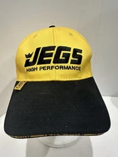 JEGS Trucker Baseball Hat Cap Hook & Loop Adjustable Band Embroidery Logo