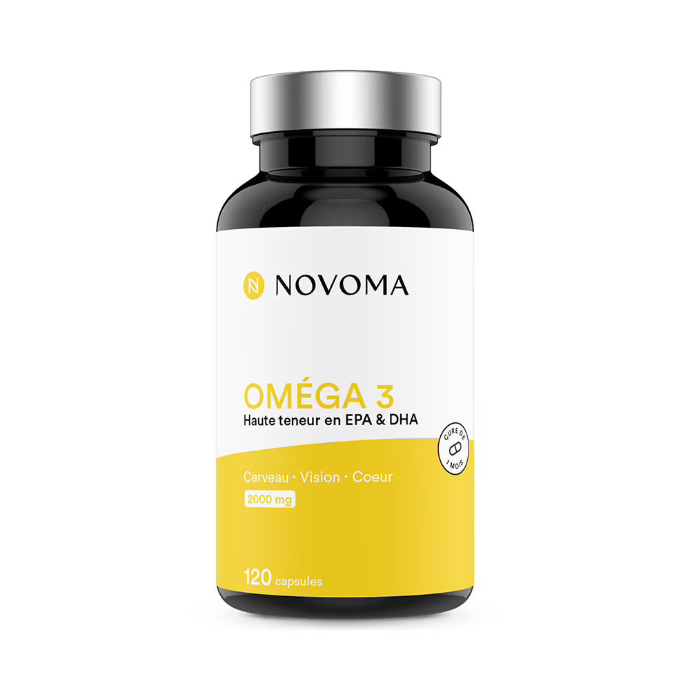 Oméga 3 Epax Novoma pour le cœur et le cerveau - 120 capsules hautement concentrées