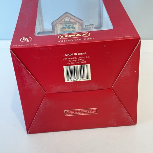LEMAX Village Collection The Flower Pot Porcelain Lighted House Complete - Picture 6 of 6