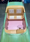 Vintage 1988 Mattel Barbie Convertible Car Teal Pink Parts Restoration