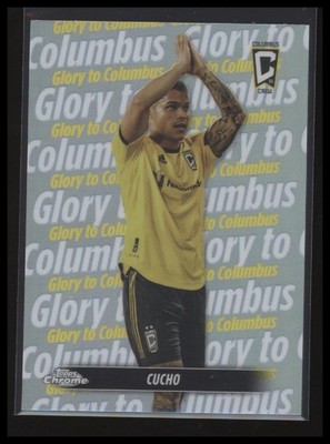 Cucho 2024 Topps Chrome MLS #TT-8 Team Tags Columbus Crew Soccer Card
