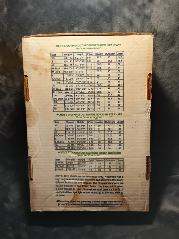 Hodgman Brighton Neoprene Waders STYLE 13443 Stocking Foot Size: Medium  - Image 2 of 4