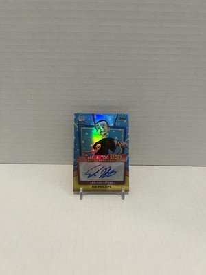 Sid Phillips 2025 Toy Story 30 YRT-EVD You.Are.A.Toy.Story Autograph Blue /150