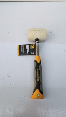 Roughneck Nonmarking weißer Gummihammer mit Soft Grip Griff (Lagerschaden)