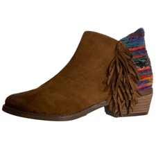 NOT RATED Women's Etty Stylish Fashionable Stacked Heel Casual Bootie - Options