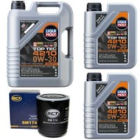 MotoröL Set Top Tec 4210 0W-30 Liqui Moly 7 Liter + ÖLfilter FüR Audi A6 A4 3.0