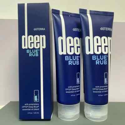 DoTerra Deep Blue Rub Topical Cream 2Pcs Set 4oz US Free Shipping New Sealed