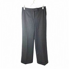 Talbots Woman  s Gray Wool Pleated Slacks, Size  8