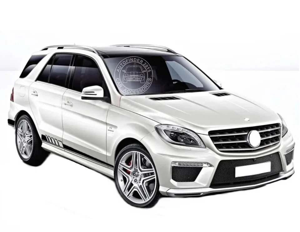 2 PCS Car Sticker For Mercedes Benz ML Class W163 W164 W166 ML63 AMG ML320 ML350 - Image 4 of 4