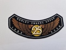 Klassisch Harley Davidson Owners Gruppe Schwein 2008 Bike Tuch Rocker Aufn&auml;her