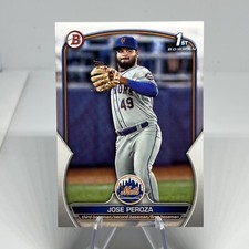 2023 Bowman Paper Base #BP-149 Jose Peroza - New York Mets