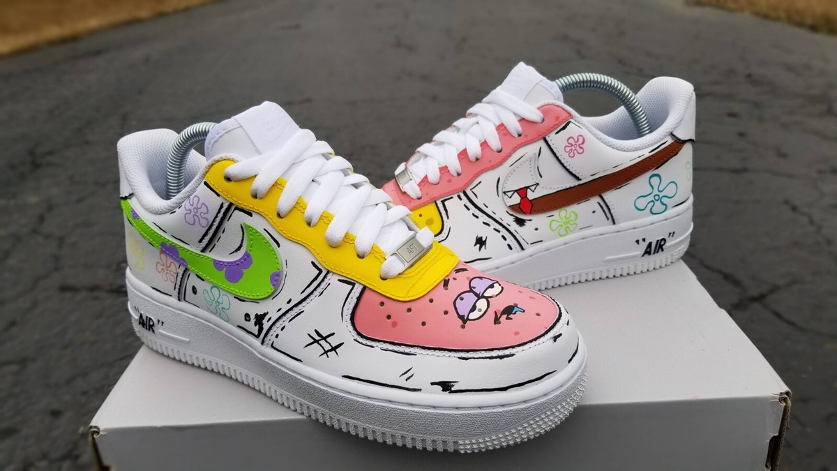 custom spongebob nikes