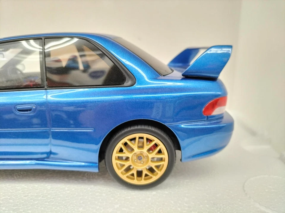 1/18 Kyosho Samurai Subaru Impreza 22B versión STi azul con caja KSR18033BL Foto 4 de 4