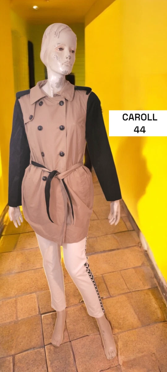Pull Femme Caroll En Pur Cachemire - Couleur Beige, Taille 3 (40/42) - Occasion En Très Bon état