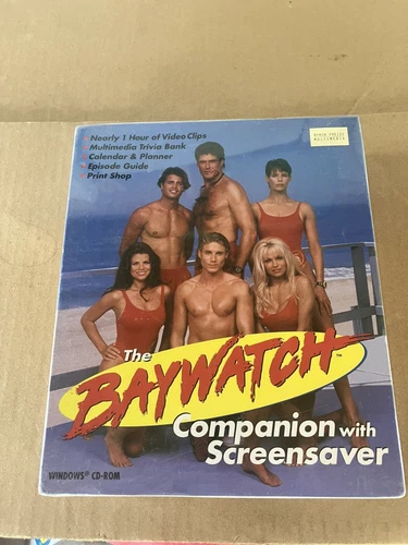 Baywatch Companion w/Screensaver Windowns PC~Sealed--Free Ship