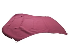 Fits PORSCHE 997 CABRIOLET SOFT TOP 2002-2012 HAARTZ BURGUNDY CANVAS