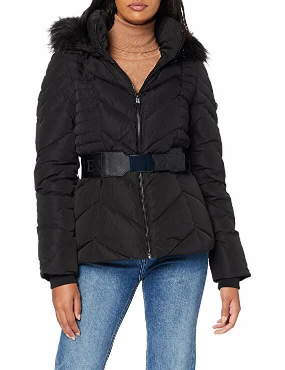 Guess jacket cheap fur hood