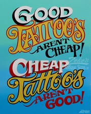 Tattoo Shop Policy Print vintage style ink flash usa decor parlor