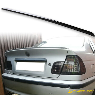 Fyralip Y22 Painted Black (Custom OK) Trunk Lip Spoiler For BMW 3er E46