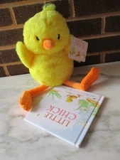 Kohl's Cares Chick 14" Yellow-Floppy Orange Legs-  Hardback Book "Little Chick"