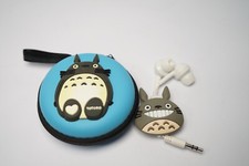 USED My Neighbor Totoro Collector Retractable Headphones Earbuds w/Case Ghibli