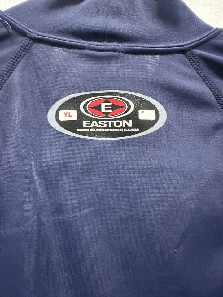 Camisa de beisebol Easton juvenil grande equipe coleção gola simulada manga longa térmica - Imagem 4 de 4