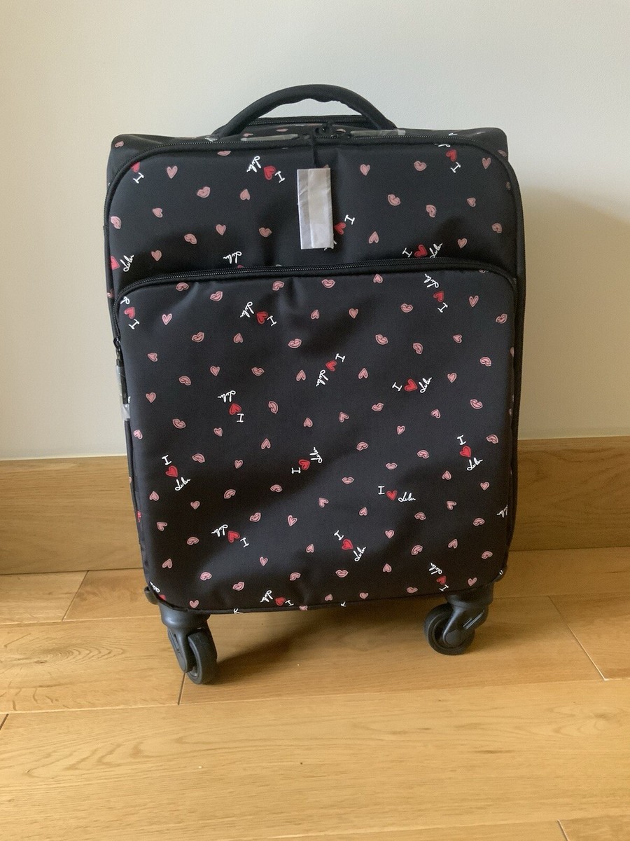 Lulu Guinness Black Suitcase Lulu Guinness Soft Black I Love