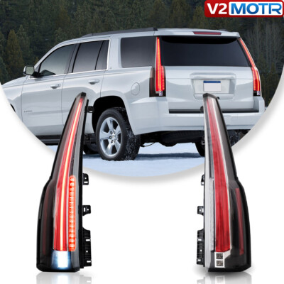 Customized Escalade Style LED Taillights For 2015-20 Chevy Tahoe Suburban LS LTZ