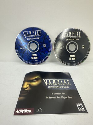 Vampire: The Masquerade -- Redemption (PC, 2000) Disc Only