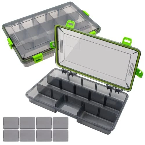 Tackle Boxes, Plastic Box Storage Organizer Box With Removable