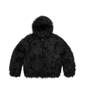 Supreme Y's by Yohji Yamamoto Faux Fur WINDSTOPPER Hooded Bomber
